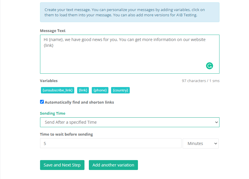 How to create an Autoresponder - Support SMS Studio