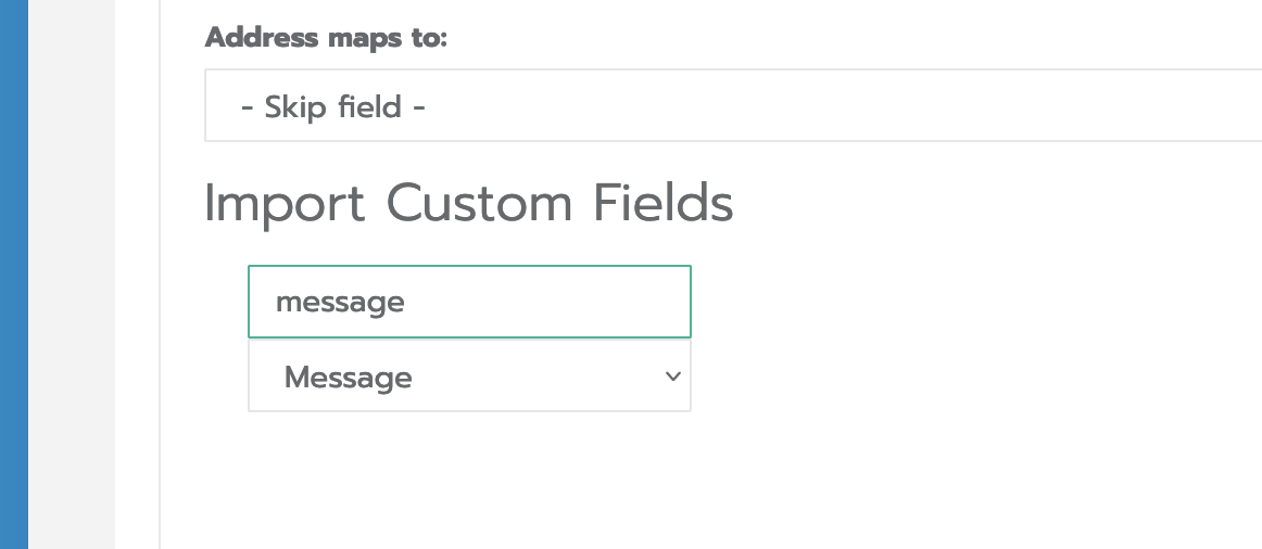 create custom field